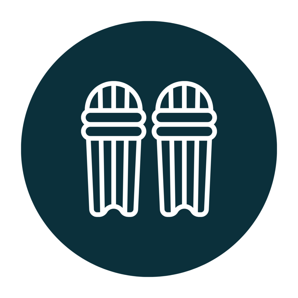 Cricket pads icon