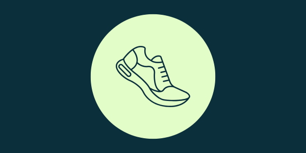 Running shoes product reviews icon