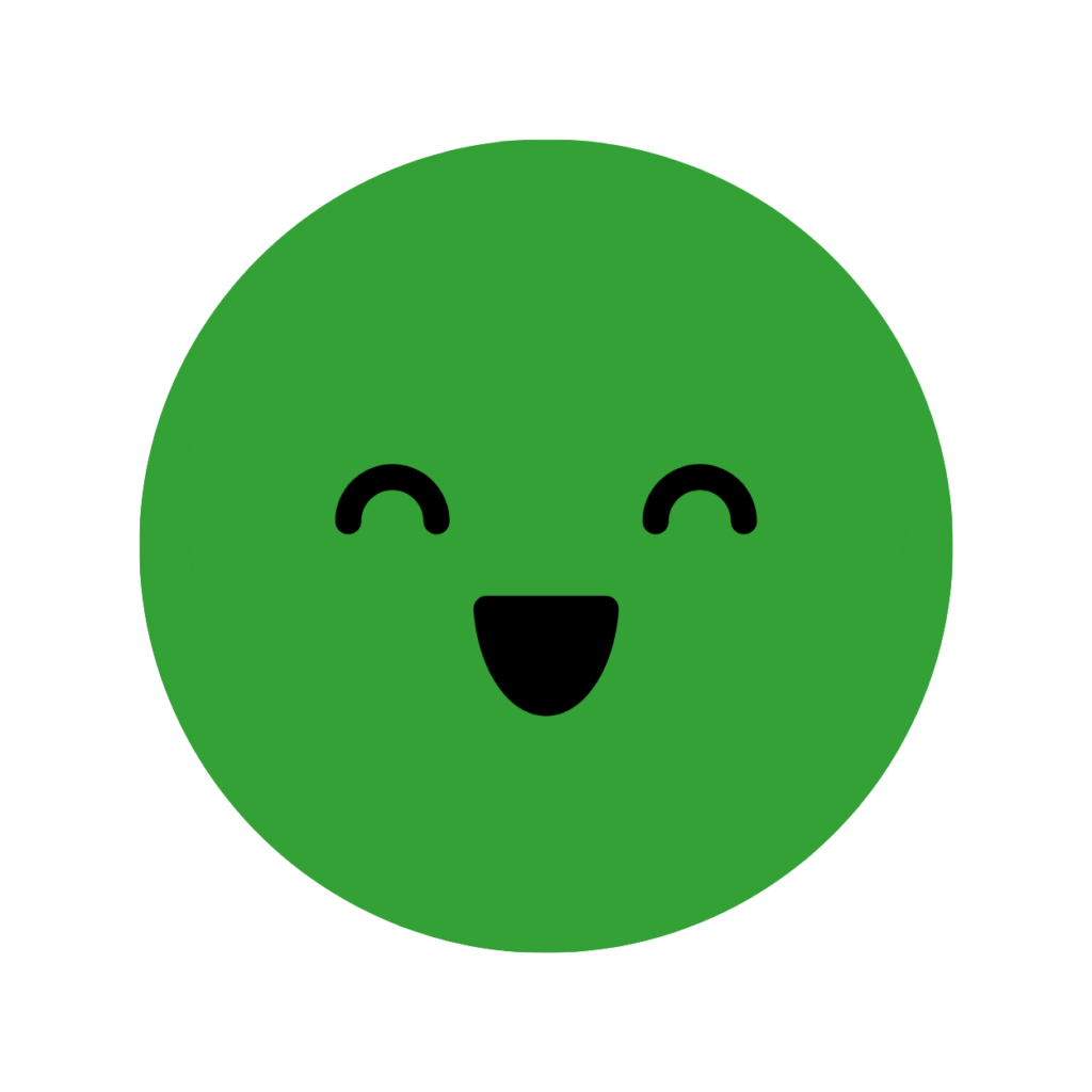 Grinning smiley face for best health and wellness products rating