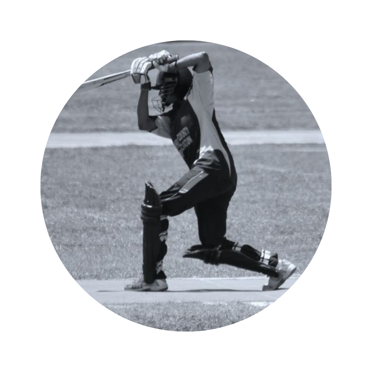 Sports equipment product reviewer Beulah P. playing a cricket shot