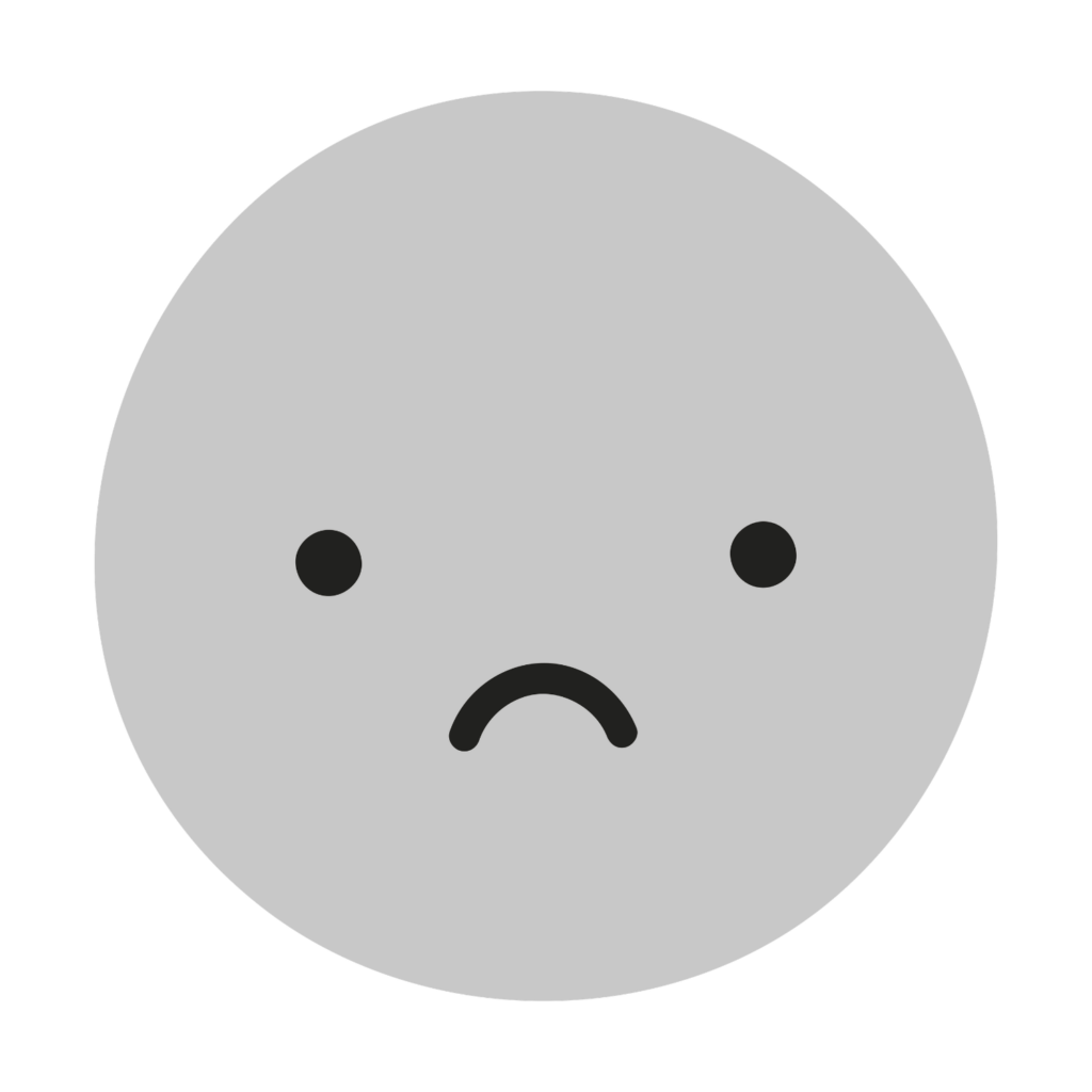 Sad face for negative review of GT's ALIVE Mindful Matcha Cream Soda