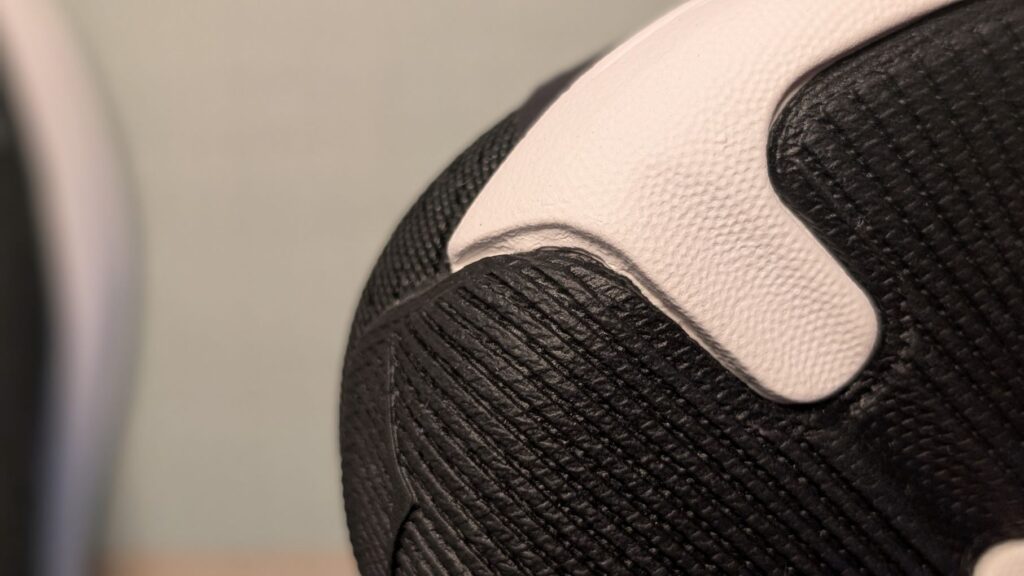 Detailed view of Hoka Solimar 2 crooked outsole rubber