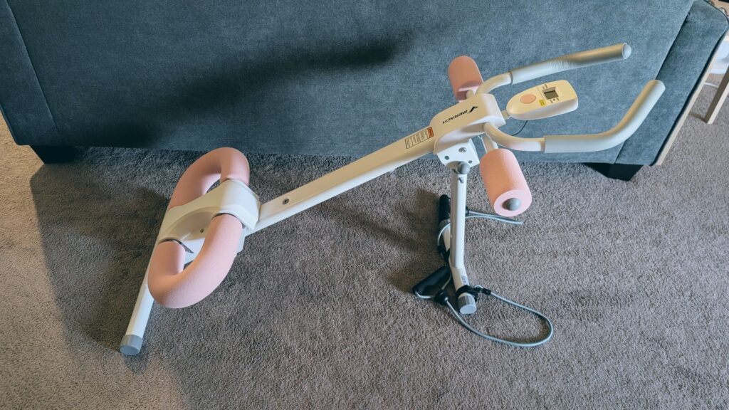MERACH Basic Adjustable Ab Machine fully assembled in home gym